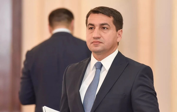 Hikmət Hacıyev diplomatik korpusun Qarabağa səfəri ilə bağlı video paylaşıb