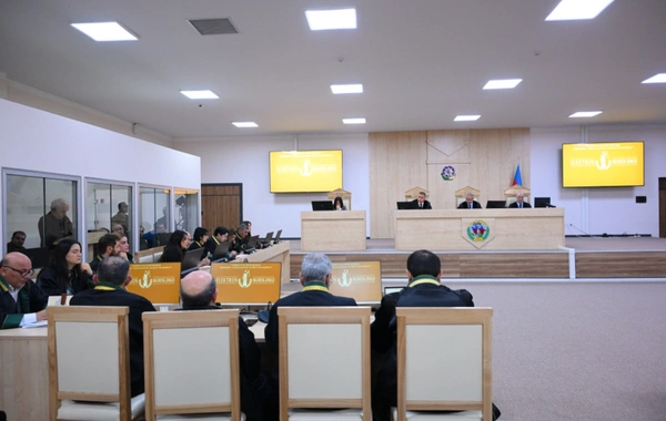 Ermənistan vətəndaşlarının məhkəməsi təqsirləndirilən şəxslərin son söz çıxışları ilə davam etdirilib