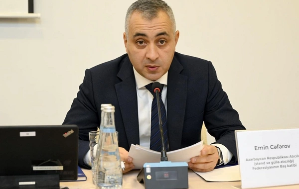 Vilayət Eyvazov yenidən Atıcılıq Federasiyasının prezidenti seçilib