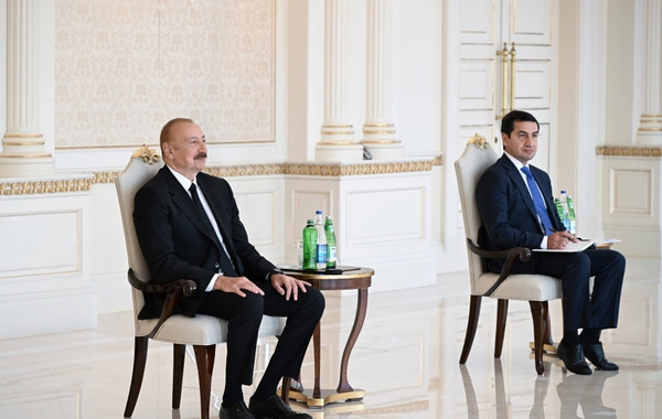 İlham Əliyev Braziliyanın Azərbaycanda yeni təyin olunmuş səfirinin etimadnaməsini qəbul edib