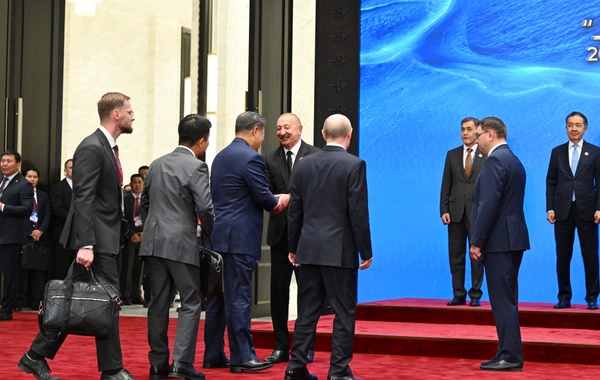 Prezident İlham Əliyev "ŞƏT plyus" formatında görüşdə çıxış edib