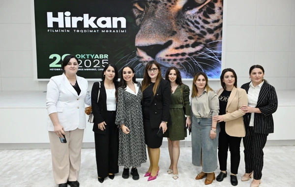 Leyla Əliyeva "Hirkan" sənədli filminin təqdimatında iştirak edib