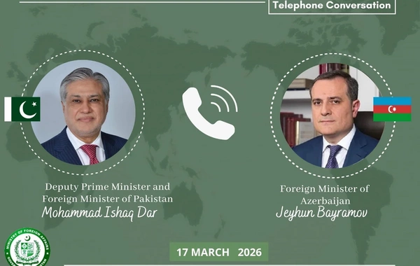 Bayramov və Pakistan XİN rəhbəri regiondakı vəziyyəti müzakirə edib