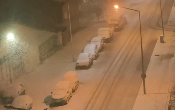 Türkiyənin bu şəhərinə güclü qar yağdı