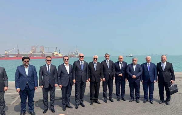 Şahin Mustafayevin rəhbərlik etdiyi nümayəndə heyəti İranın Bəndər Abbas limanında olub