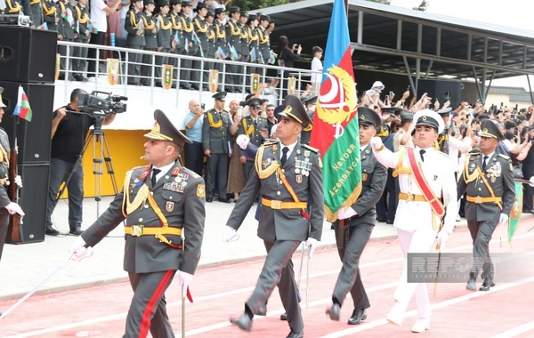 Heydər Əliyev adına Hərbi İnstitutda buraxılış mərasimi keçirilib