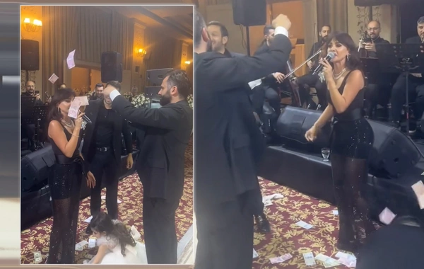 Günel Zeynalovanı "dollar yağışı"na tutdular