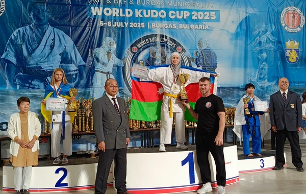 İdmançılarımız Kudo üzrə Dünya Kubokunda 1 qızıl və 1 gümüş medal qazandı