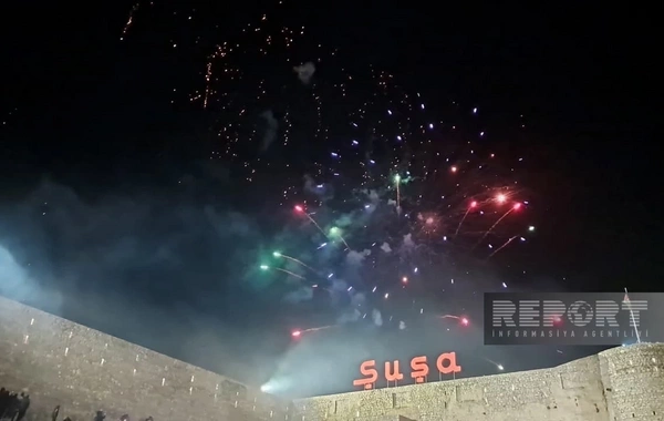 Şuşada 8 Noyabr - Zəfər Günü münasibətilə atəşfəşanlıq olub