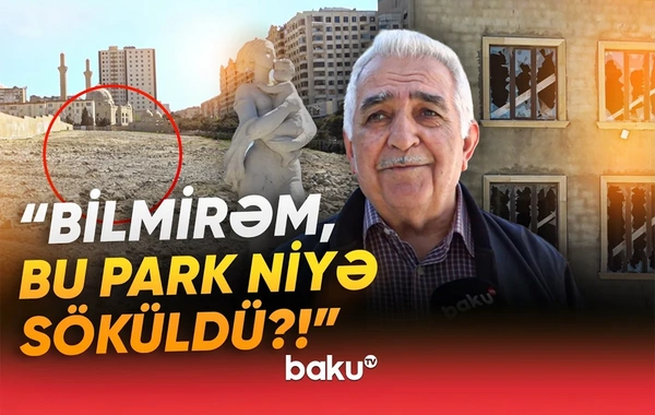 Bakıda təmiri yarımçıq qalan parklar: Gördüm ki, burada başqa işlər görürlər