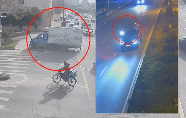 Bakıda son 24 saatda baş verən iki qəzanın ANBAAN VİDEOSU