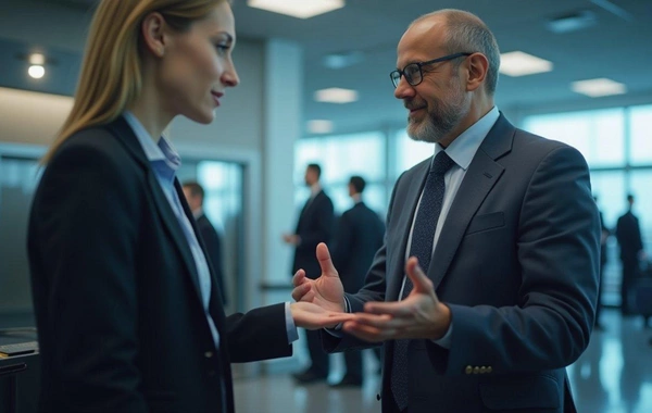 A gesture that can lead to a security check at the airport