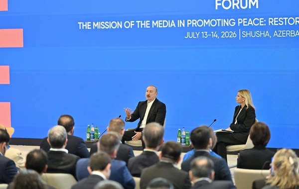 Prezident İlham Əliyev IV Şuşa Qlobal Media Forumunun açılışında iştirak edib