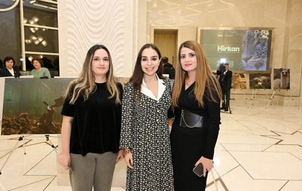 Leyla Əliyeva "Hirkan" sənədli filminin təqdimatında iştirak edib