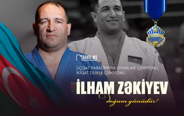 İkiqat paralimpiya çempionu İlham Zəkiyevin 46 yaşı tamam olur