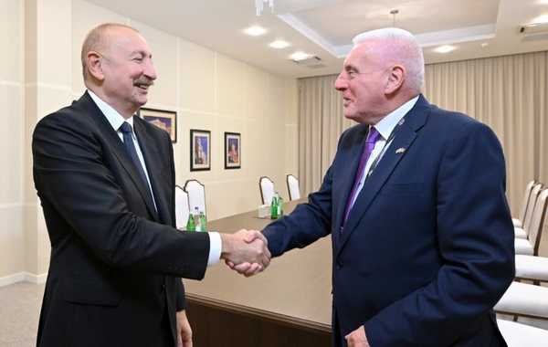 Prezident İlham Əliyev Birləşmiş Krallığın müdafiə üzrə dövlət nazirini qəbul edib
