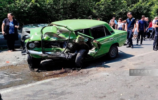 Qaxda ağır yol qəzası baş verib, xəsarət alanlar var
