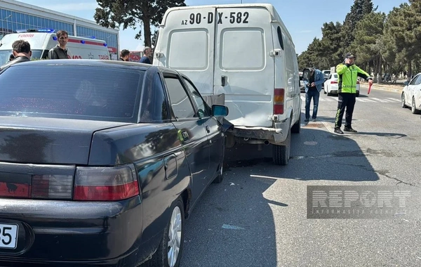 Sumqayıtda zəncirvari qəza olub, xəsarət alanlar var