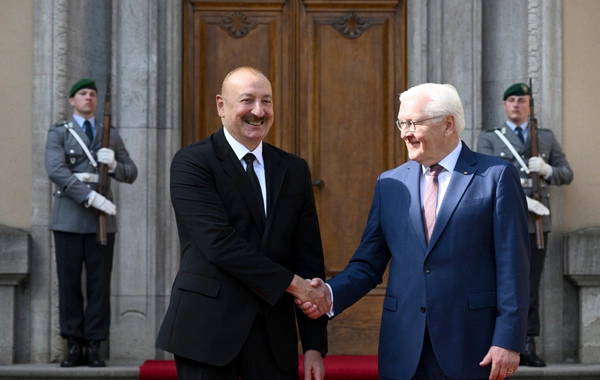 Azərbaycan və Almaniya prezidentlərinin təkbətək görüşü keçirilir