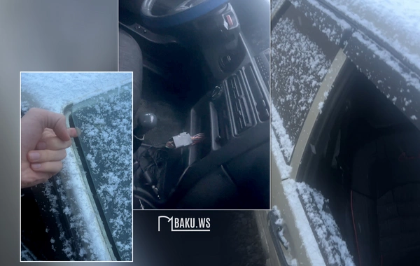 Maşından oğurluq edib aksesuarlarını apardılar