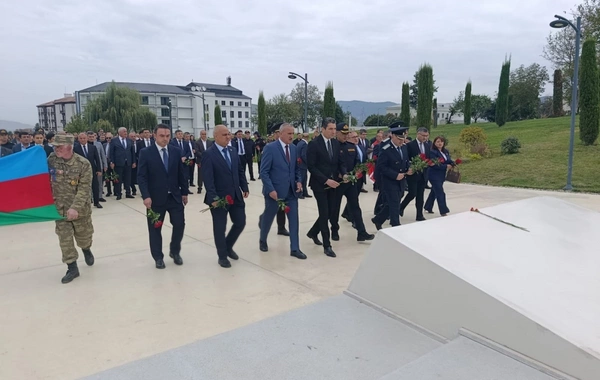 Xankəndidə Zəfər parkına yürüş olub