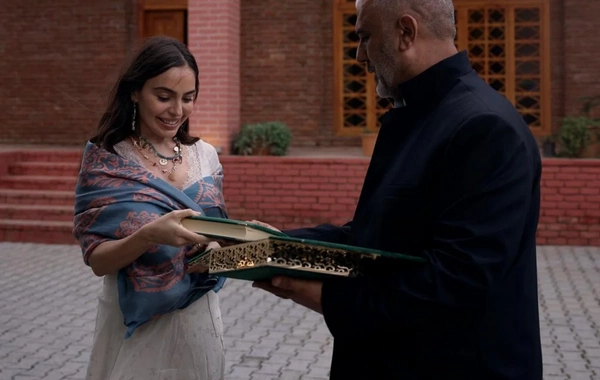 Leyla Əliyeva Masallıda Cümə məscidini ziyarət edib