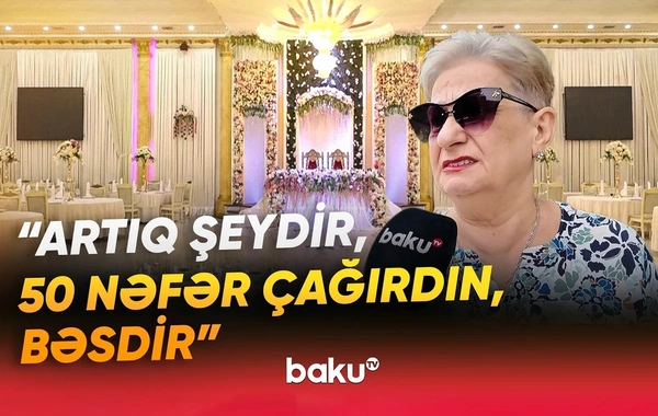 Toy biznesində BÖHRAN: Şadlıq evləri mərasim zallarına çevrilir