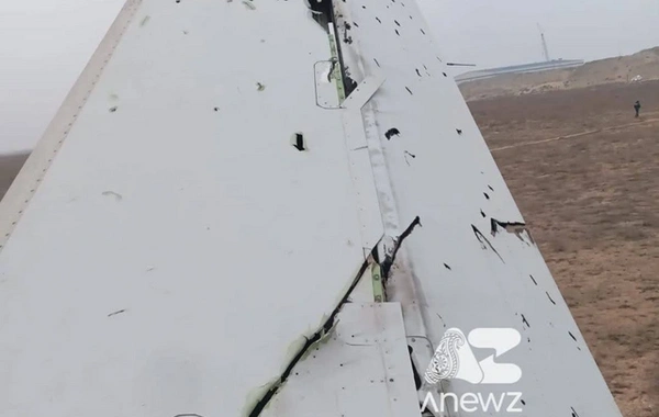Фотографии фюзеляжа самолета AZAL свидетельствуют о внешней атаке