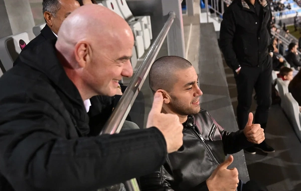 İnfantino Sabah - Qarabağ oyunundan yazdı