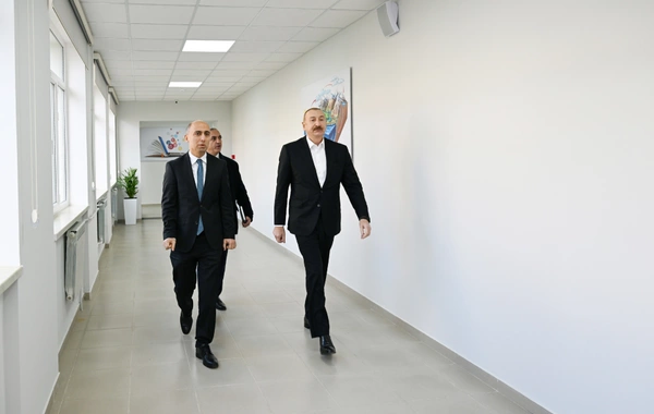 Здание полной средней школы номер 1 в поселке Кяркиджахан сдано в пользование после капитального ремонта