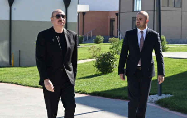 İlham Əliyev Cəbrayılın Horovlu kəndinin birinci mərhələsinin açılışında iştirak edib İlham Əliyev Cəbrayılın Horovlu kəndinin birinci mərhələsinin açılışında iştirak edib
