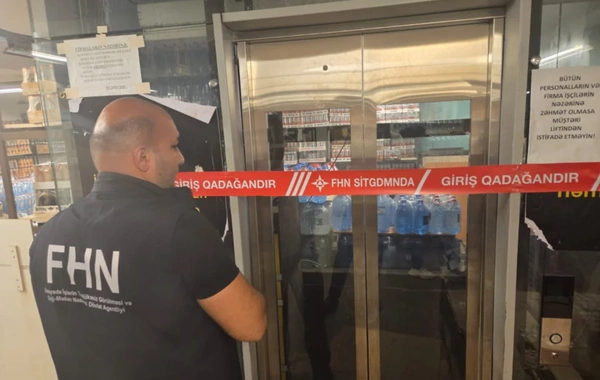 Bakıda marketin liftinin fəaliyyəti dayandırılıb