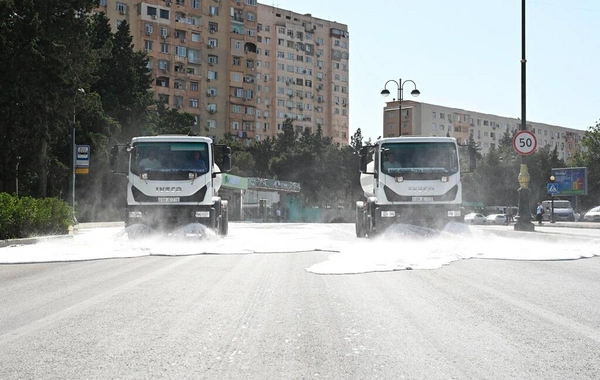 Paytaxt küçələri belə yuyuldu