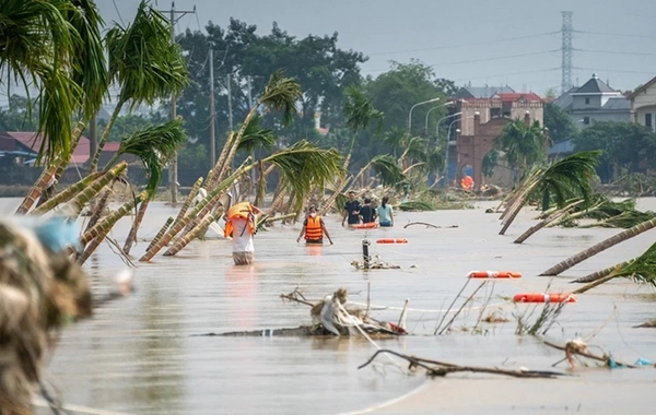 Vyetnamda güclü sel: 9 ölü, 5 itkin