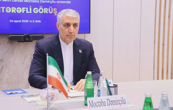 Kamran Əliyev İran səfiri ilə regional hadisələri və ikitərəfli əlaqələri müzakirə edib