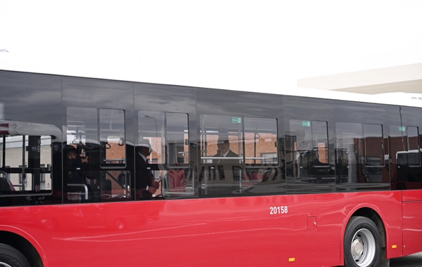 Prezident İlham Əliyev "BakuBus" MMC-nin Gəncə Avtoparkının açılışında iştirak edib
