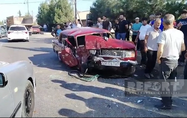 Cəlilabadda zəncirvari qəzada biri azyaşlı olmaqla 3 nəfər yaralanıb