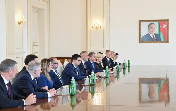 President Ilham Aliyev received a delegation headed by the Chairman of the National Council of Slovakia