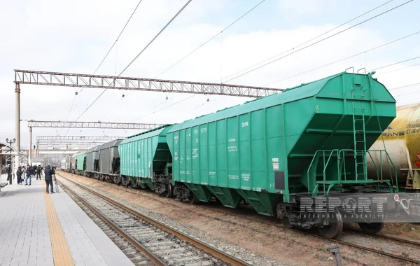 Azərbaycandan keçməklə Ermənistana göndərilən Rusiya taxılı Biləcəridən yola salınıb