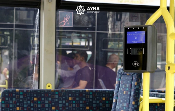 M1 nömrəli ekspres avtobuslara ikinci validator quraşdırılır