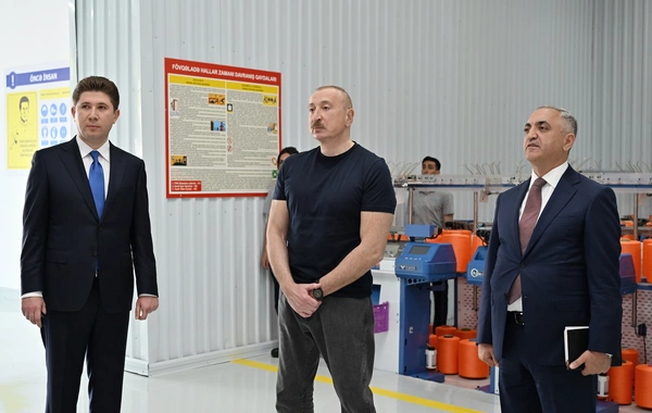 Xankəndidə iş əlcəkləri istehsalı müəssisəsinin açılışı olub
