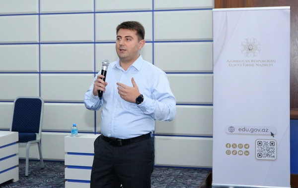 "Elm və təhsil yeniliklərinin media təqdimatı" mövzusunda təlim keçirilib "Elm və təhsil yeniliklərinin media təqdimatı" mövzusunda təlim keçirilib