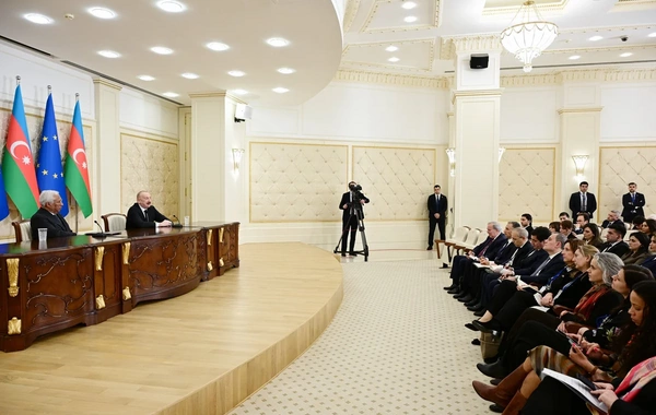 Ильхам Алиев и Антониу Кошта выступили с заявлениями для прессы