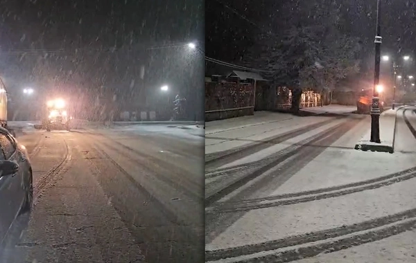 Rayonlara güclü qar yağıb - Yollardakı son vəziyyət açıqlandı