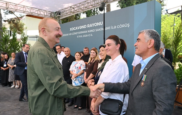 Prezident İlham Əliyev Xocavənd rayonunun Quzeyxırman kəndində olub