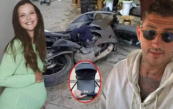 6 günlük qızı ilə qəza keçirən aktrisaya 10-12 tikiş qoyuldu