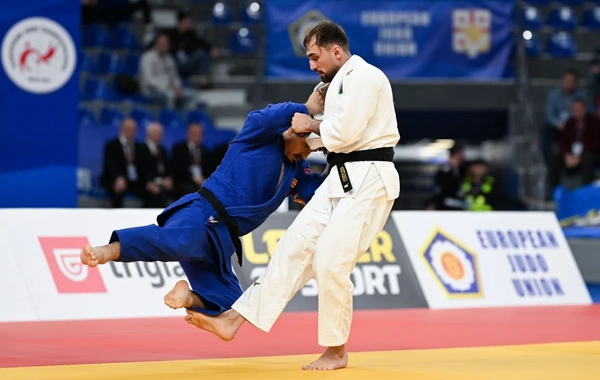 Avropa çempionatı: Azərbaycan cüdoçusu Zelim Kotsoyev 1/4 finala yüksəlib