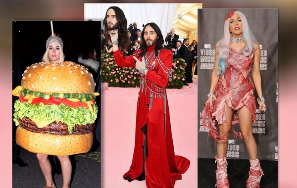 Qəribə geyimləri ilə yaddaşda qalan DÜNYA ULDUZLARI - SİYAHI