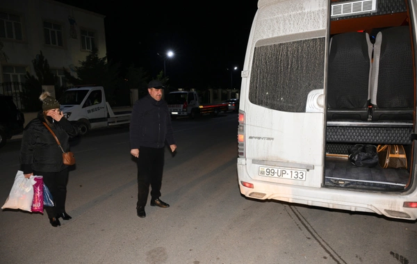 Xankəndi şəhərinə ilk köç karvanı yola salınıb