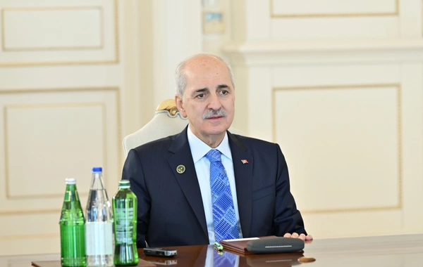 Президент Ильхам Алиев принял делегацию во главе с председателем парламента Турции